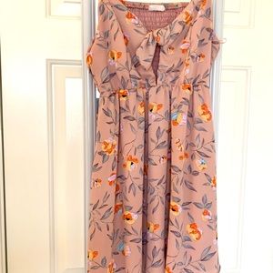 Spring Floral Cocktail Dress! | Semi formal | Mini